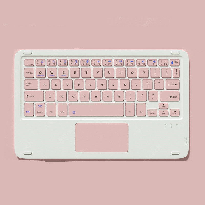 Souris sans fil silencieuse avec clavier tactile