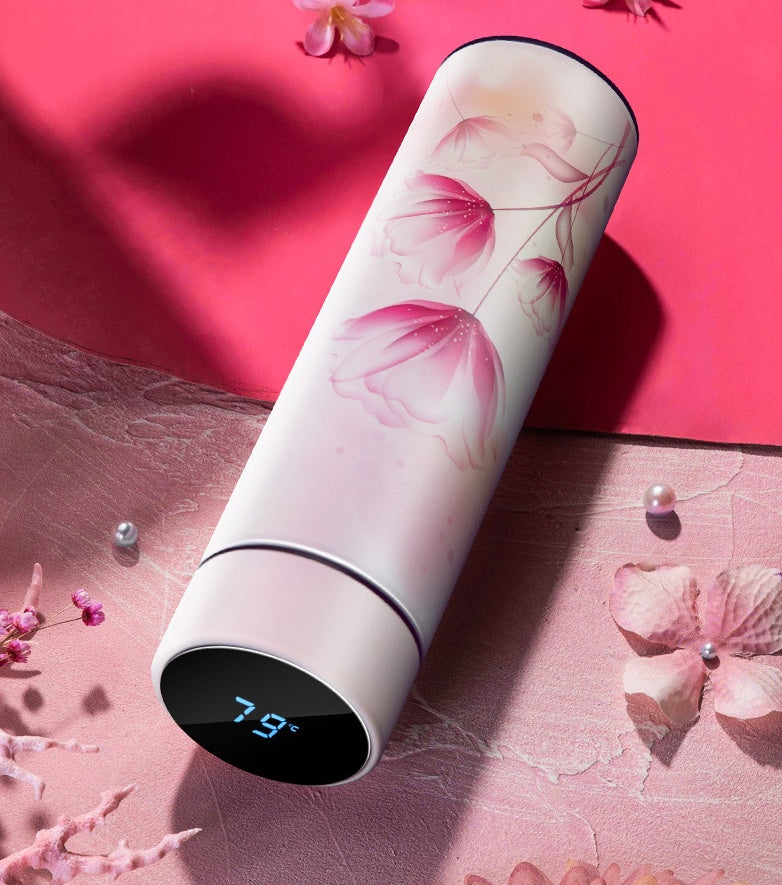 Bouteille isotherme inox – affichage LED tactile de la température