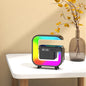 Enceinte Bluetooth avec horloge digitale et chargeur sans fil 15W