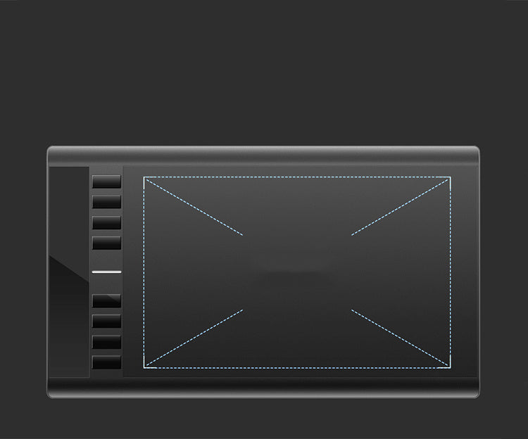 Tablette d’écriture numérique – enseignement en ligne, stylet passif, surface sensible, compatible Windows/Mac/Android