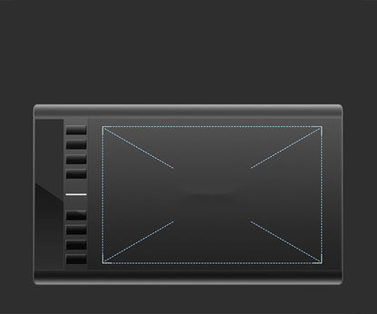 Tablette d’écriture numérique – enseignement en ligne, stylet passif, surface sensible, compatible Windows/Mac/Android