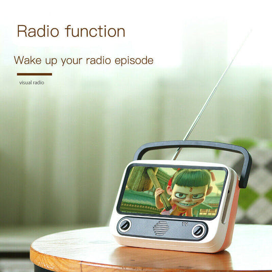 Haut-parleur Bluetooth rétro TV