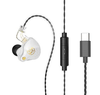 Écouteurs filaires HiFi dynamiques – câble ajustable, design sport