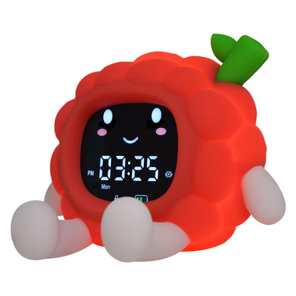Cartoon Lychee Alarm Clock White Noise Mobile Phone Holder Multifunctional