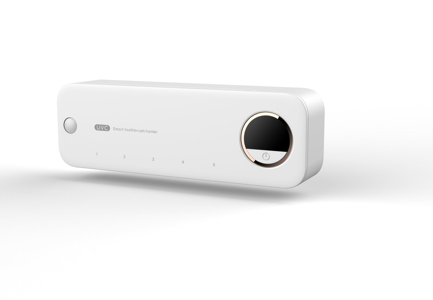 Stérilisateur de brosses à dents intelligent 2-en-1 – support mural, UV, séchage automatique