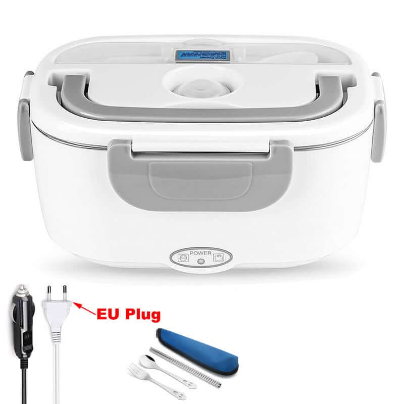 Stainless Steel &amp; Plastic Heated Meal Box