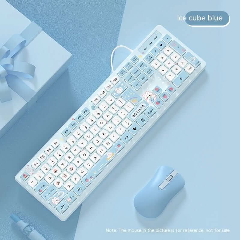 Clavier filaire Milk Tea Rabbit