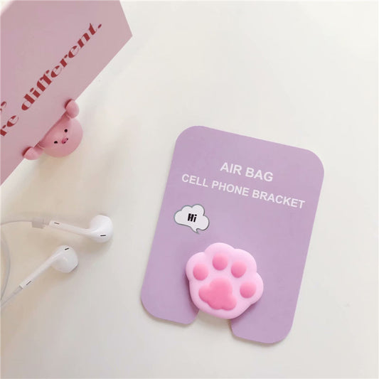 Support de téléphone avec anneau paresseux – airbag cartoon