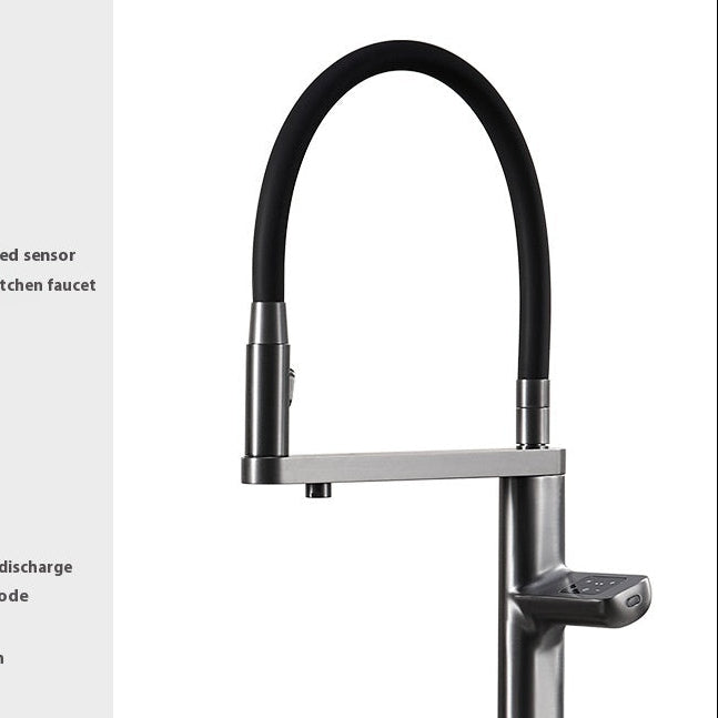 Robinet de cuisine intelligent – induction sans contact, design luxe