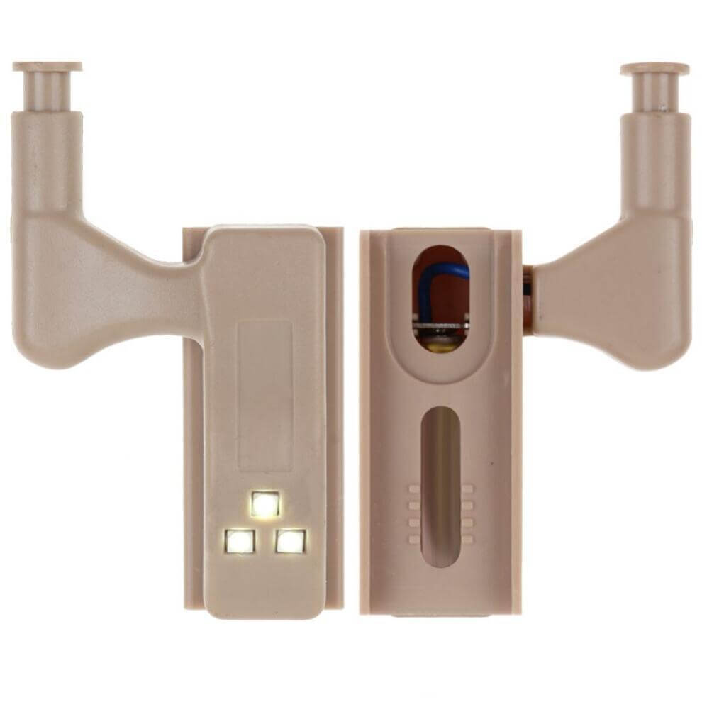 Lot de 10 Lumières LED pour Charnières de Placard