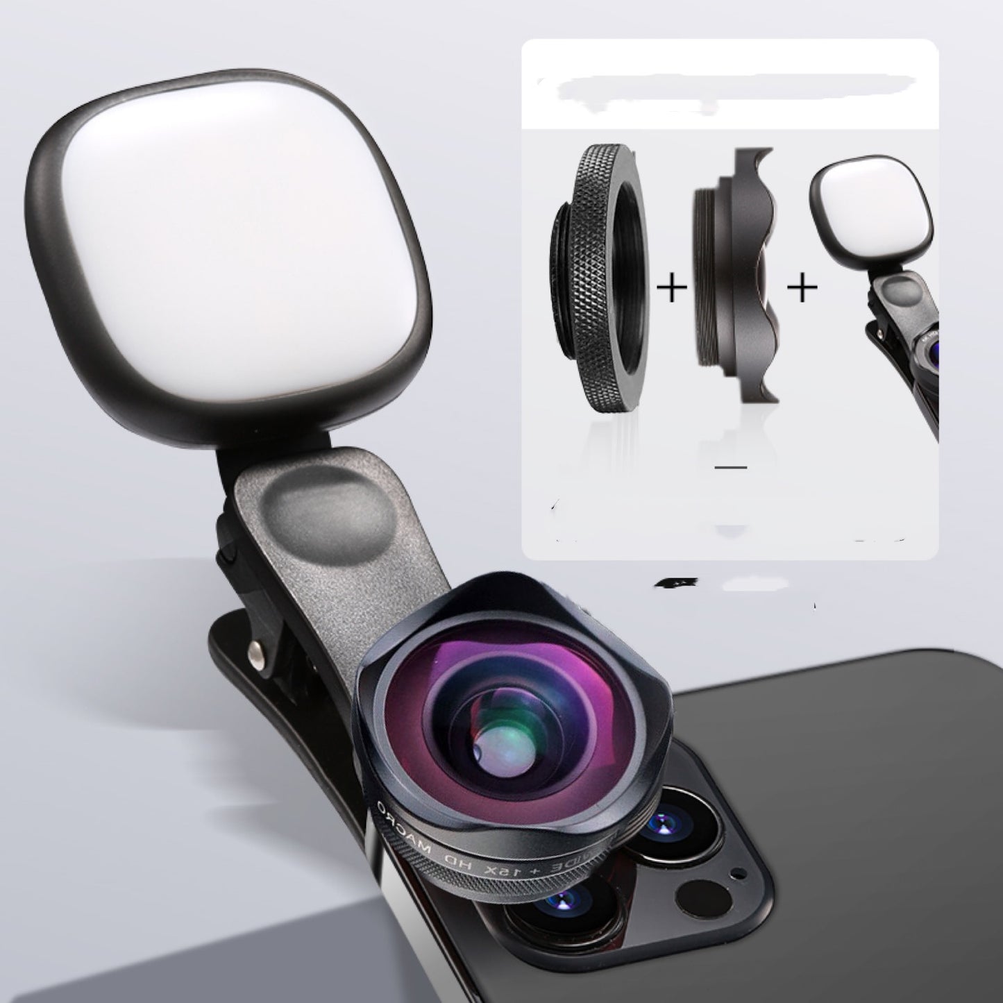 Objectif externe 6K – macro HD et super grand angle niveau SLR pour smartphone