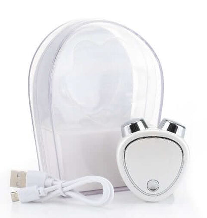 Appareil de beauté à micro-courant – rouleau facial, massage raffermissant, soin anti-âge