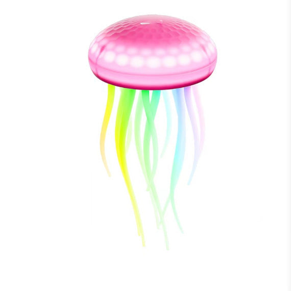 Lampe méduse flottante – contrôle vocal, lumière d’ambiance inductive, rechargeable RGB