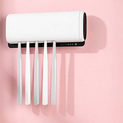 Stérilisateur UV mural pour brosses à dents