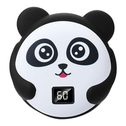 Mini chauffe-mains Panda rechargeable – affichage digita