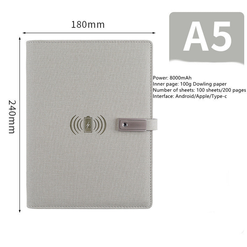 Bloc-notes Multifonction avec Batterie Externe et Clé USB