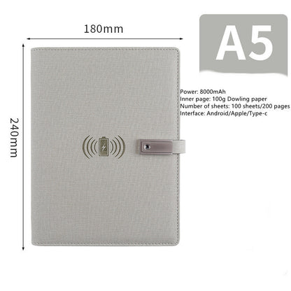 Bloc-notes Multifonction avec Batterie Externe et Clé USB