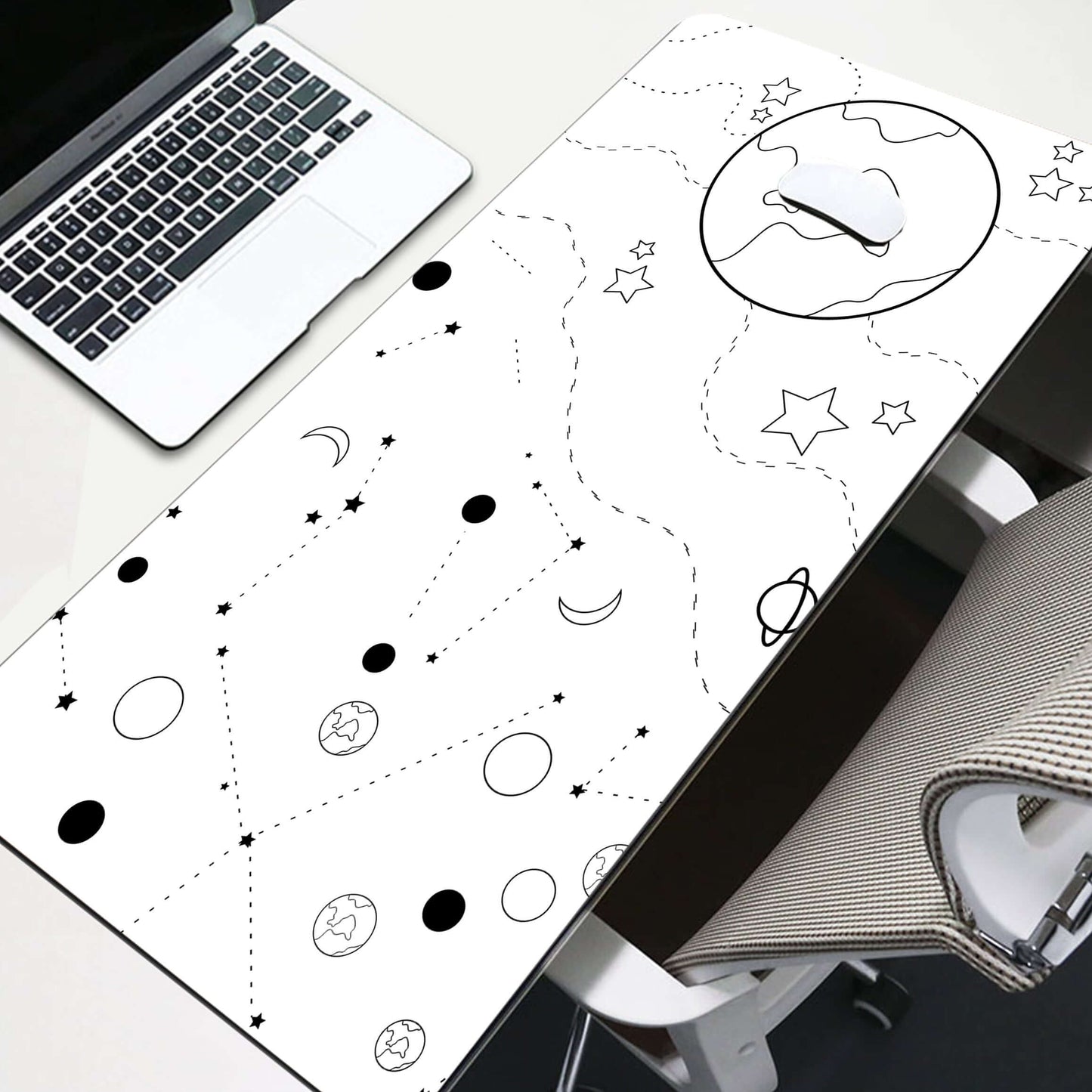 Tapis de Bureau “Chat & Café”