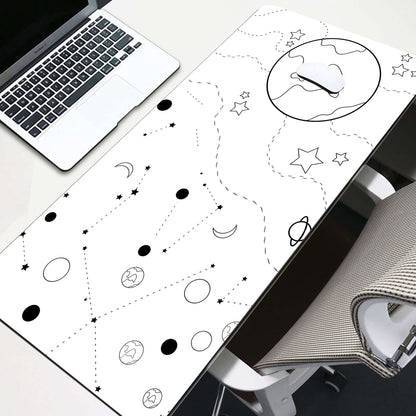 Tapis de Bureau “Chat & Café”