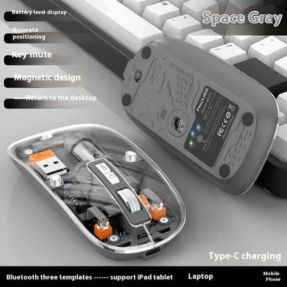 Souris Sans Fil Transparente