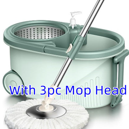 Free Hands Mopping Tool Wet And Dry Mop