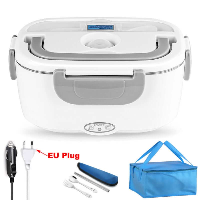 Stainless Steel &amp; Plastic Heated Meal Box