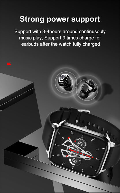 ⌚ Montre Connectée 2-en-1 avec Écouteurs Bluetooth