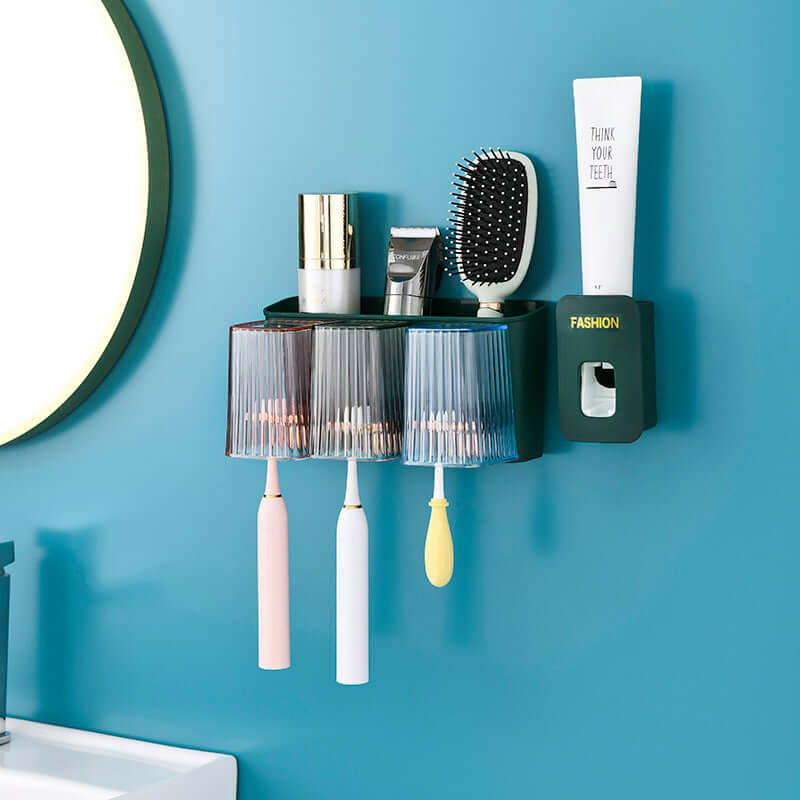 Porte-brosse à dents mural sans perçage