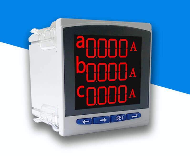 Compteur d’Énergie Multifonction à Affichage LCD