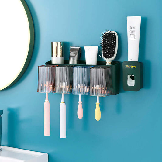 Porte-brosse à dents mural sans perçage