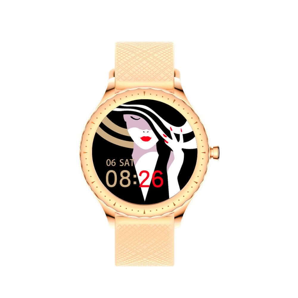 Women's Round Dial Multi-Function Smartwatch