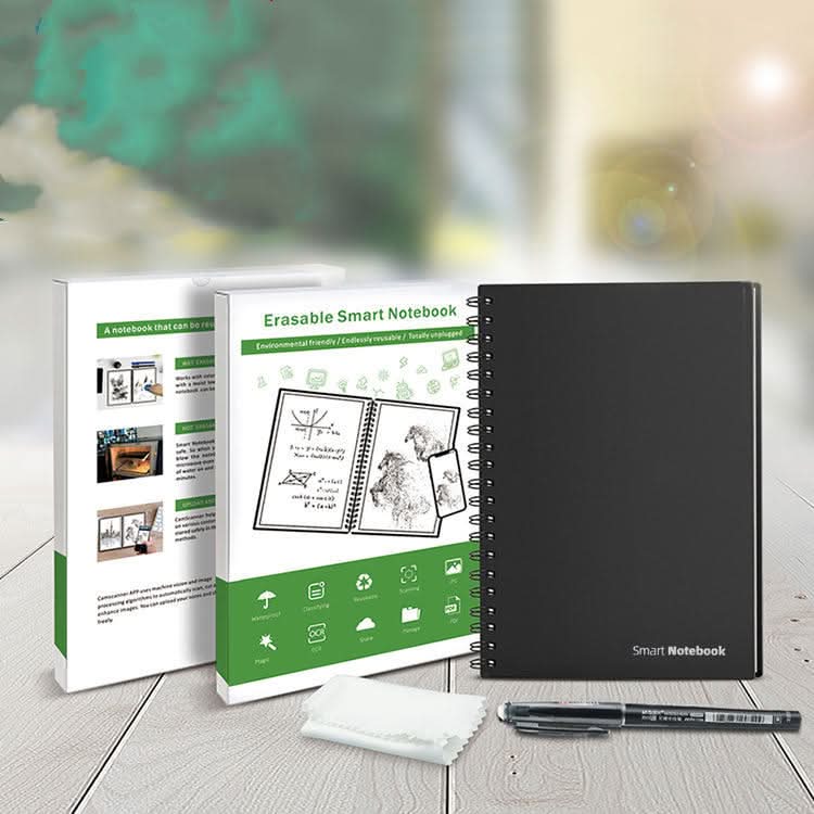 Carnet intelligent Smart Paper – réutilisable, effaçable à l’eau