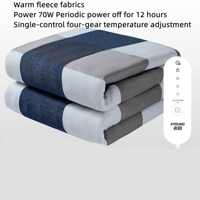 Matelas chauffant électrique anti-acariens – format simple ou double, contrôle indépendant, idéal pour dortoir ou chambre