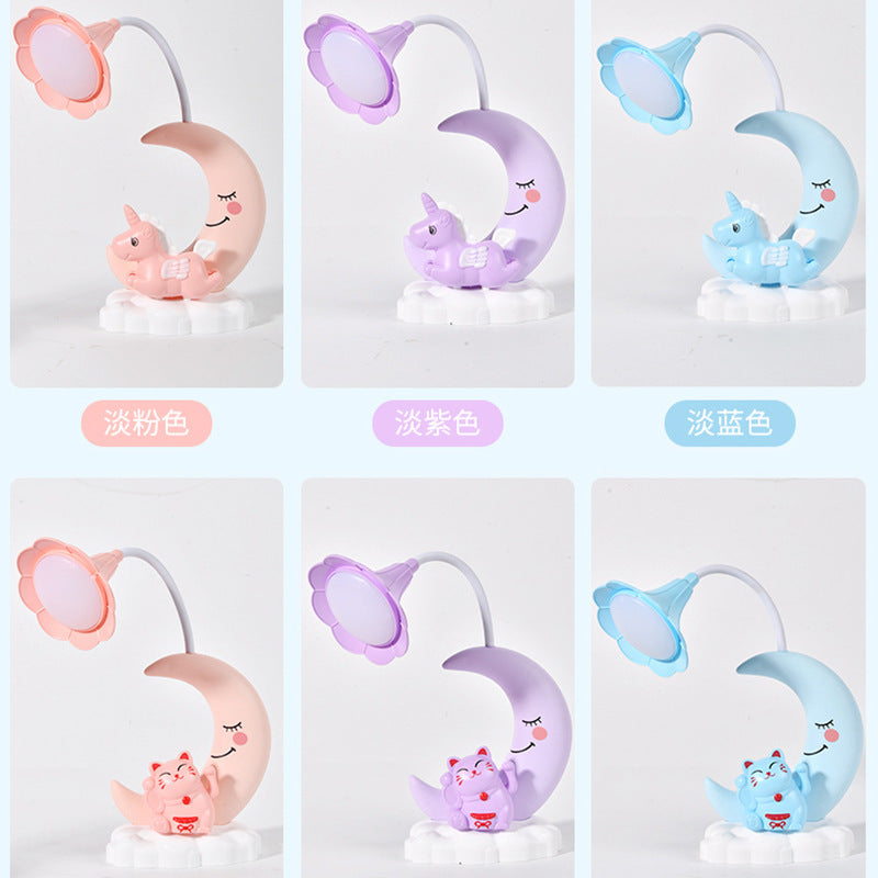 Lampe de bureau pliable et rechargeable - cartoon-