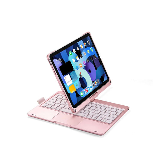 Clavier Bluetooth Miaocontrol couleur or rose avec rotation 360° – pour tablette F109ATS 10,9"/11"