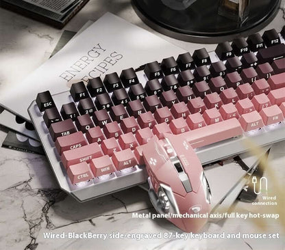 Clavier mécanique filaire 87 touches – Gaming e-sport