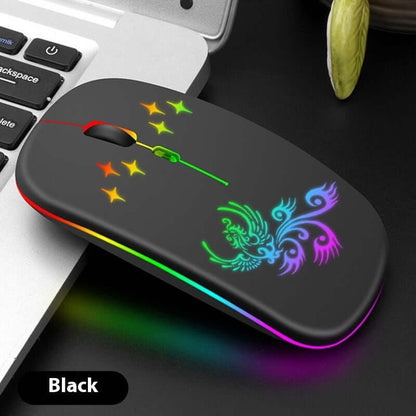 Souris Lumineuse Rechargeable