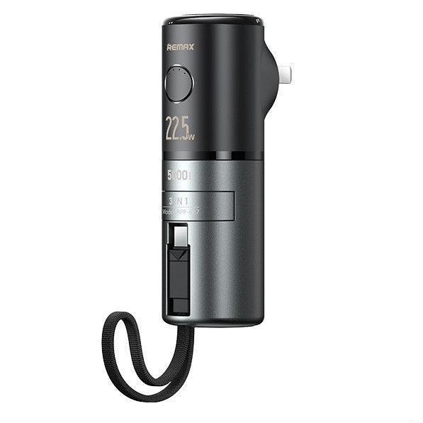 Batterie externe 20W – charge rapide avec câble intégré