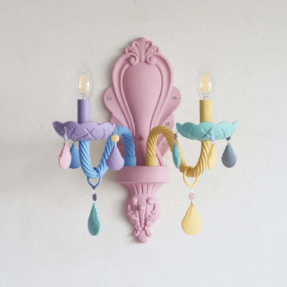 Applique murale en cristal