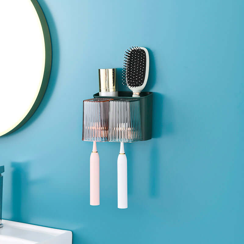 Porte-brosse à dents mural sans perçage