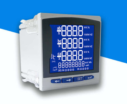 Compteur d’Énergie Multifonction à Affichage LCD