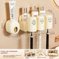 Bathroom Rack Punch-free Wall-mounted Toothbrush Cup Rack