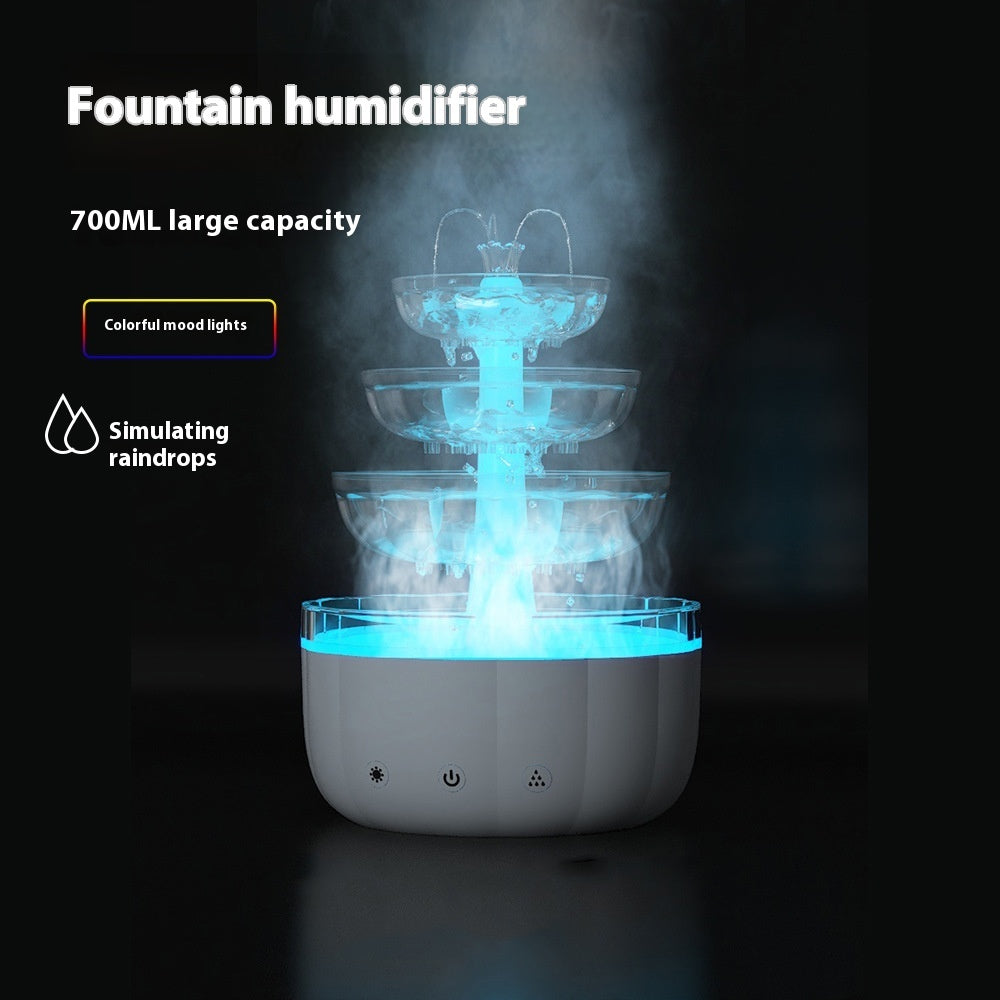 Humidificateur Goutte d’Eau – Diffuseur d’Arômes Maison & Bureau, Design Élégant et Silencieux