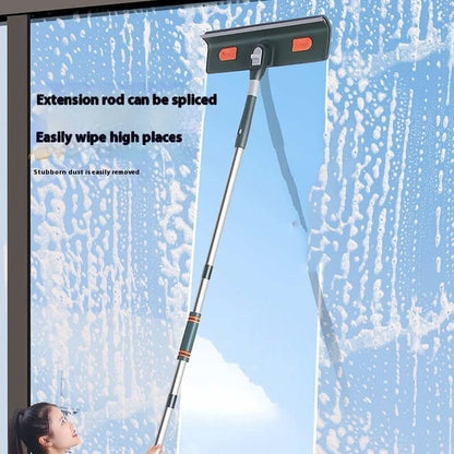 Nettoyeur de vitres avec manche rallongeable