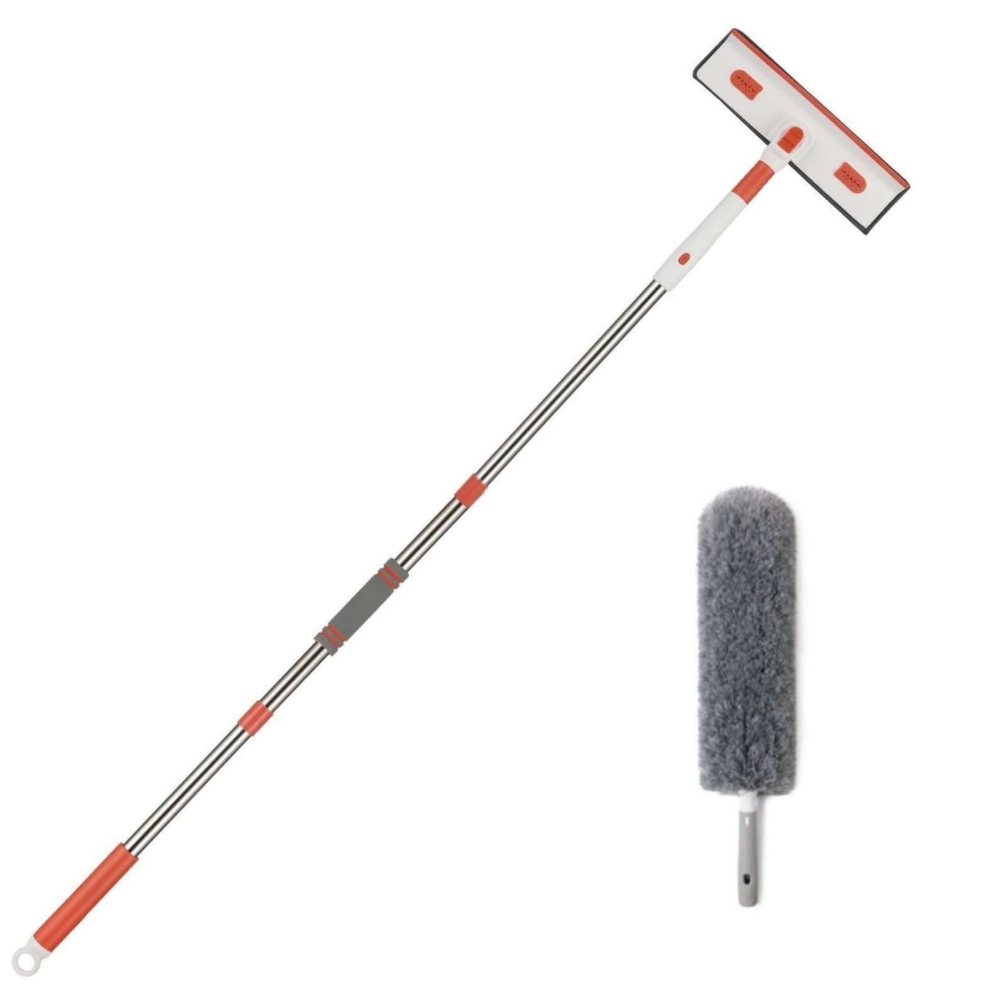 Nettoyeur de vitres avec manche rallongeable