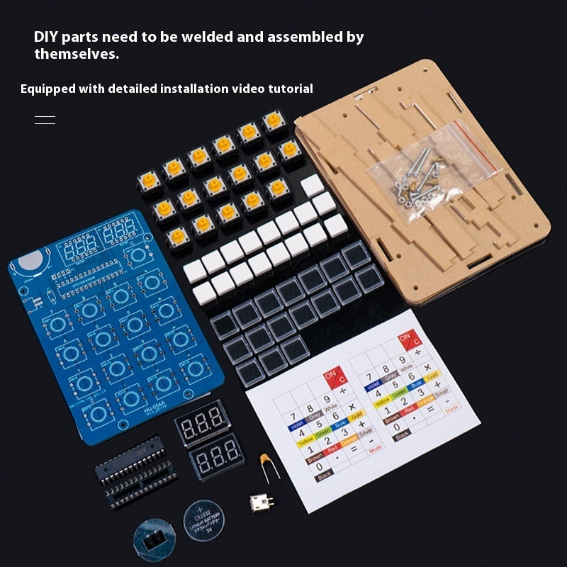 Kit DIY 51 – micro-ordinateur monocarte avec calculatrice à tube digital