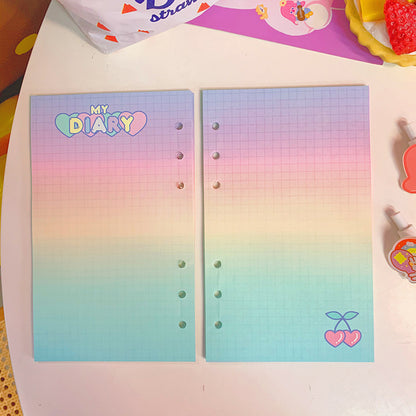 Carnet Creative Grid – lignes horizontales, format compact 50 pages