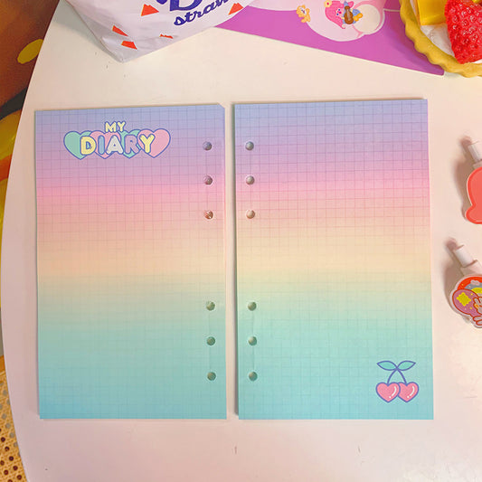 Carnet Creative Grid – lignes horizontales, format compact 50 pages