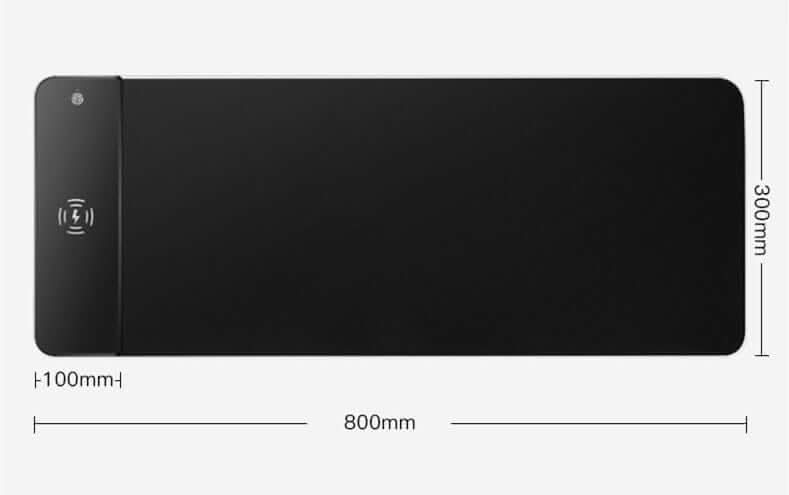 Tapis de souris RGB avec charge sans fil