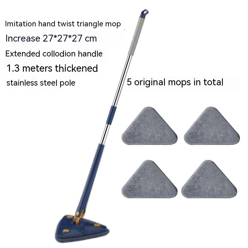 Balai de nettoyage plafond et mur – Microfibre, manuel, ultra absorbant